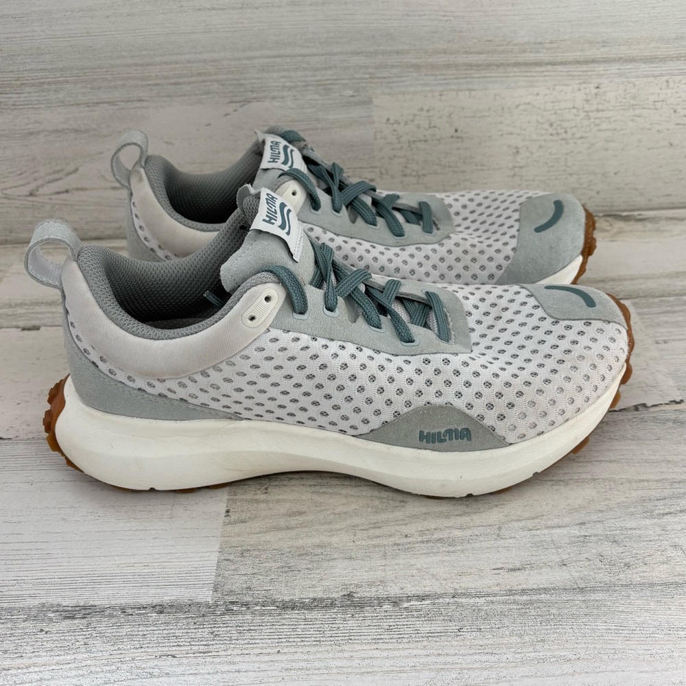 Hilma Women’s Size 8.5 The Everywhere Fit 2 In Frozen Dew/Gray/Green Lace Up